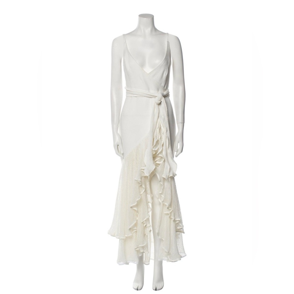 PatBO Mesh Linen Maxi Dress - Picture 3 of 5